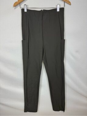 Athleta Wander Slim Pant Gray Size 4 Back Zip #353450-05